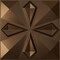 Ekena Millwork 19 5/8in. W x 19 5/8in. H Nikki EnduraWall Decorative 3D Wall Panel Covers 2.67 Sq. Ft. WP20X20NKCAB - alternate 1